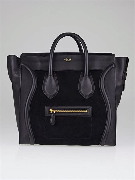 beige black celine luggage|used celine luggage.